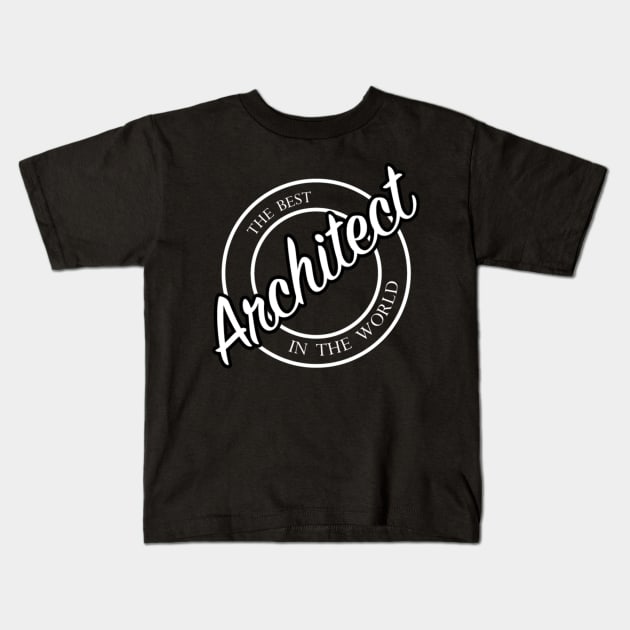 proud architect Kids T-Shirt by janvimar